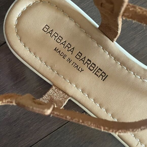 Size 8.5 Barbara Barbieri Leather Sandals - Picture 4 of 7